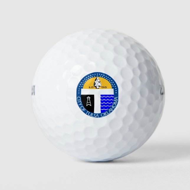 Tulsa, Oklahoma Golf Balls (Front)