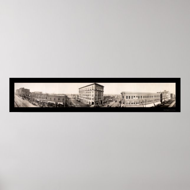 Tulsa, Oklahoma Photo 1910 Poster (Front)
