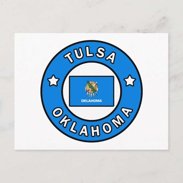 Tulsa Oklahoma Postcard (Front)