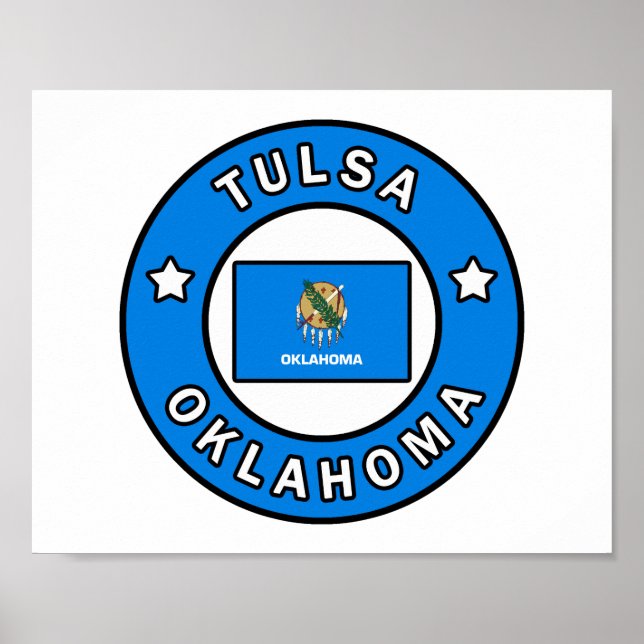 Tulsa Oklahoma Poster (Front)