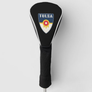 Tulsa Oklahoma Shield Golf Head Cover