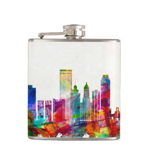 Tulsa Oklahoma Skyline Hip Flask