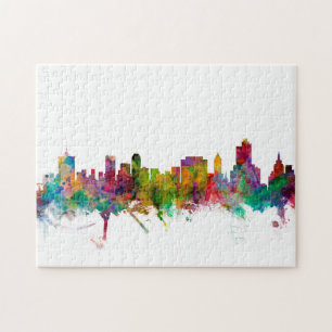 Tulsa Oklahoma Skyline Jigsaw Puzzle