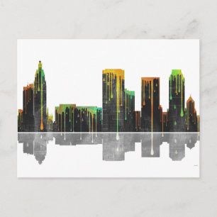 Tulsa Oklahoma Skyline Postcard