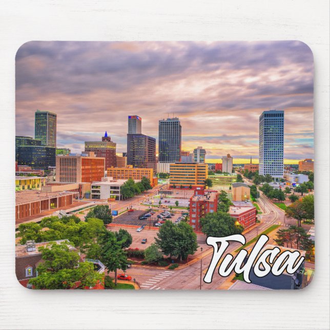 Tulsa, Oklahoma, United States Mouse Mat (Front)