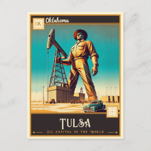 Tulsa, Oklahoma   Vintage Postcard