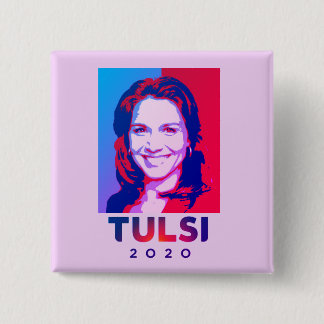Tulsi 2020 15 cm square badge