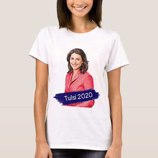Tulsi 2020 Election Support T-Shirt (Front)
