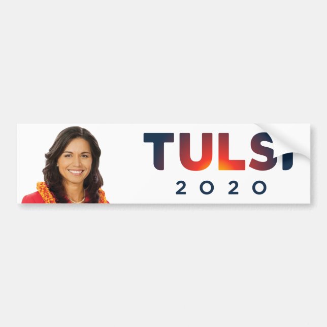 Tulsi Gabbard 2020 Bumper Sticker (Front)