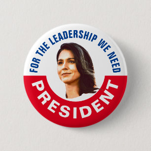 Tulsi Gabbard for President 6 Cm Round Badge