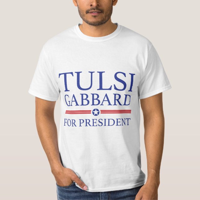 Tulsi Gabbard For President T-Shirt (Front)