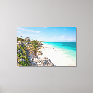 Tulum Beach Canvas Print