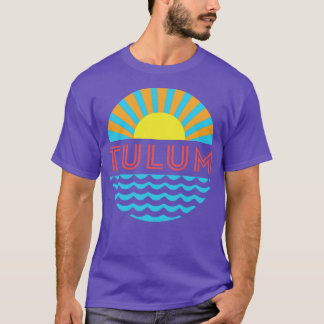 Tulum Beach Sun And Waves T-Shirt