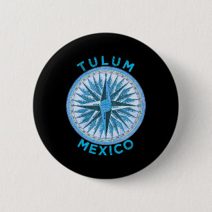 Tulum explore 6 cm round badge