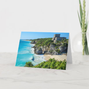 Tulum Mayan Ruins Card