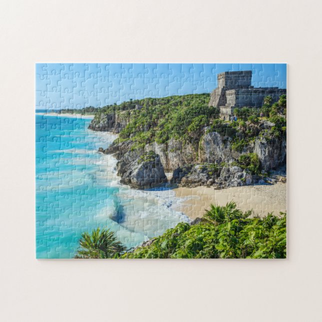 Tulum Mayan Ruins Jigsaw Puzzle (Horizontal)