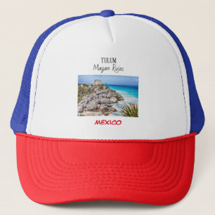 Tulum Mayan Ruins Mexico Trucker Hat