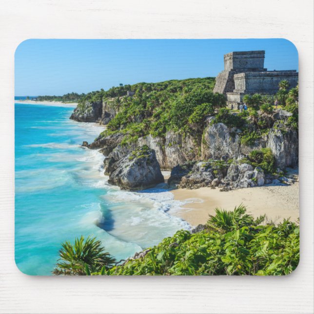 Tulum Mayan Ruins Mouse Mat (Front)