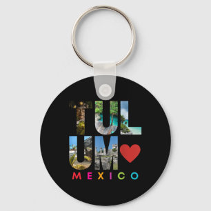 Tulum Mexico 2022 Vacation Beach Matching Family G Key Ring