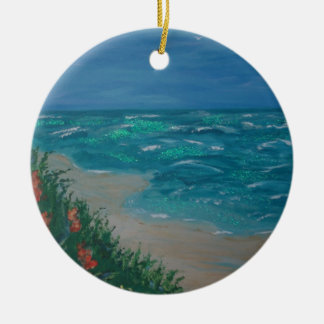 tulum , mexico ceramic tree decoration