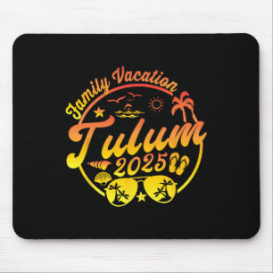 Tulum Mexico Family Vacation 2025 Summer Cruise Ma Mouse Mat