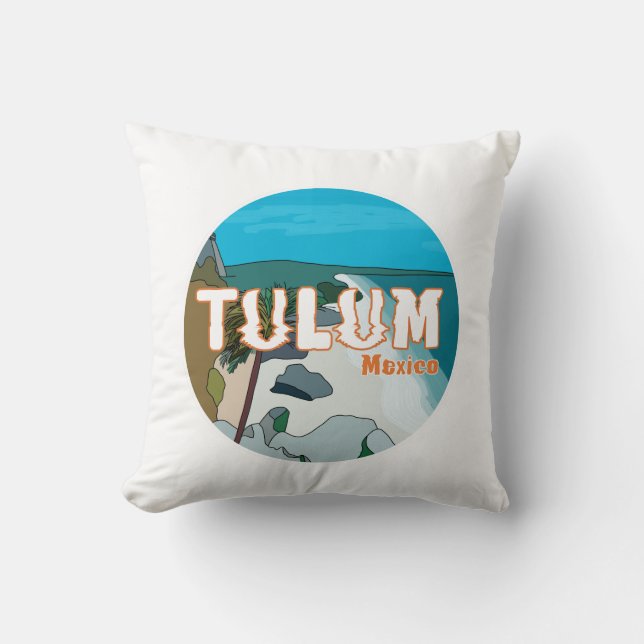 Tulum Mexico Great Gift Idea Cushion (Front)
