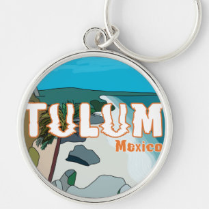 Tulum Mexico Great Gift Idea Key Ring