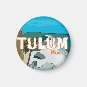 Tulum Mexico Great Gift Idea Magnet
