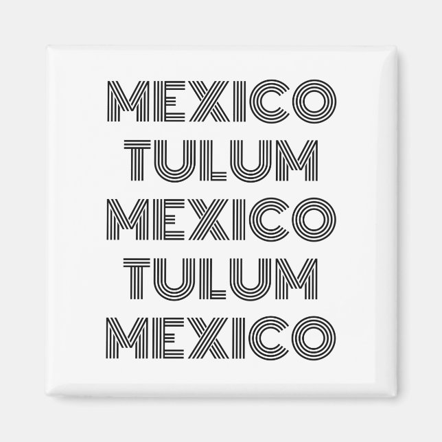 Tulum - Mexico - Heaven in the World - Favorite Magnet (Front)