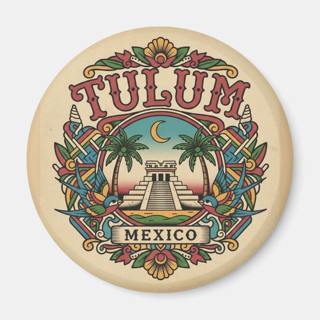 Tulum Mexico Magnet (Front)