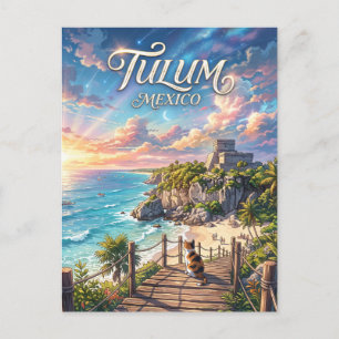 Tulum Mexico Postcard
