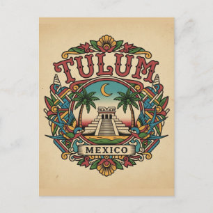 Tulum Mexico Postcard