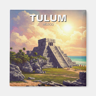 Tulum Mexico Travel Magnet