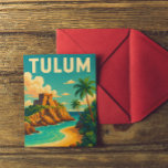Tulum Mexico Vintage Travel Art Postcard<br><div class="desc">Capture the incredible beauty of Tulum Mexico with this vintage-inspired postcard ! Featuring iconic elements of the mexican travel destination this design brings Mexico's rich heritage to life. Perfect as a travel souvenir or a thoughtful gift, this product features a classic travel artwork. Whether you’re reminiscing about your vacation or...</div>