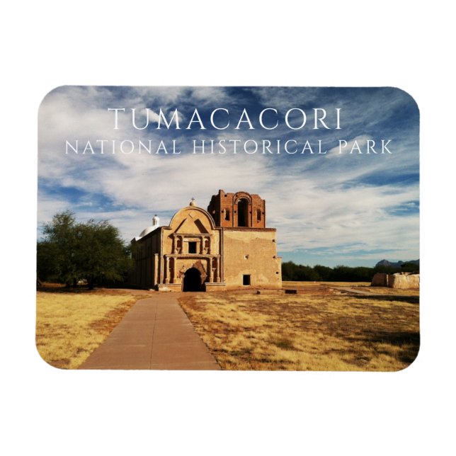Tumacacori Mission Church National Historical Park Magnet (Horizontal)
