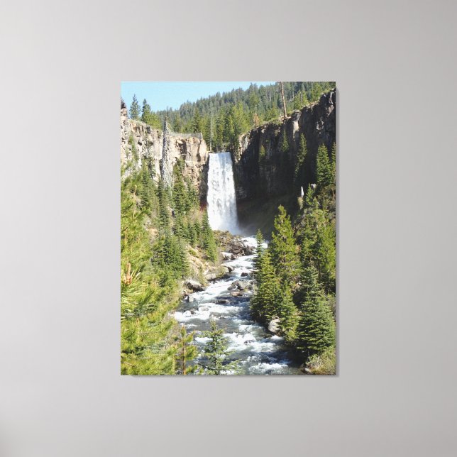 Tumalo Falls, Bend, Oregon Canvas Print (Front)