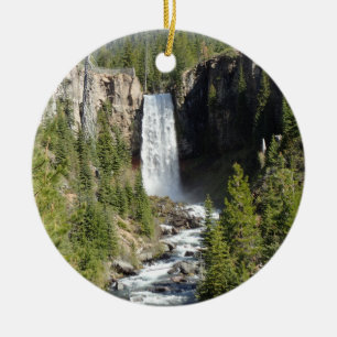 Tumalo Falls, OR Ceramic Tree Decoration