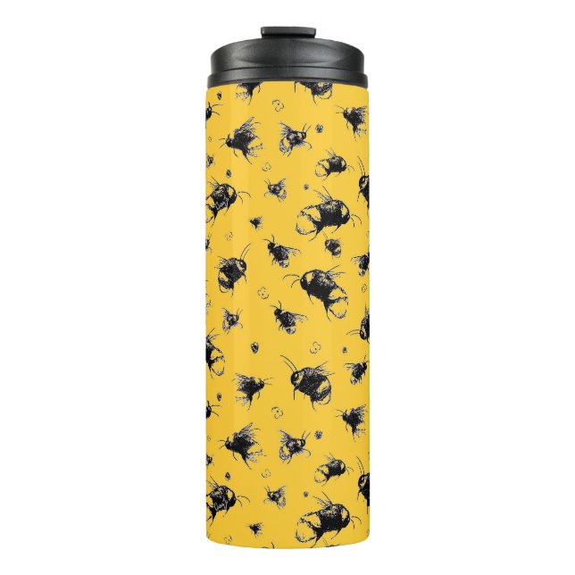 Tumbler – Cute Bee Travel Mug for Nature Lovers (Front)