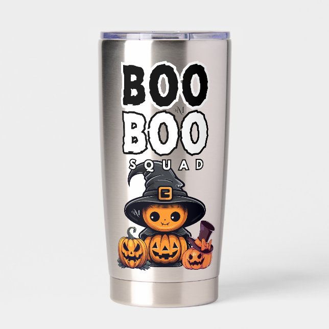 Tumbler:  HALLOWEEN Boo-Treat #1 Insulated Tumbler (Front)