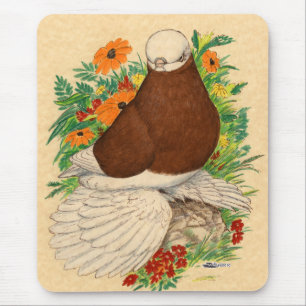 Tumbler: Red Bald Muffed Mouse Mat