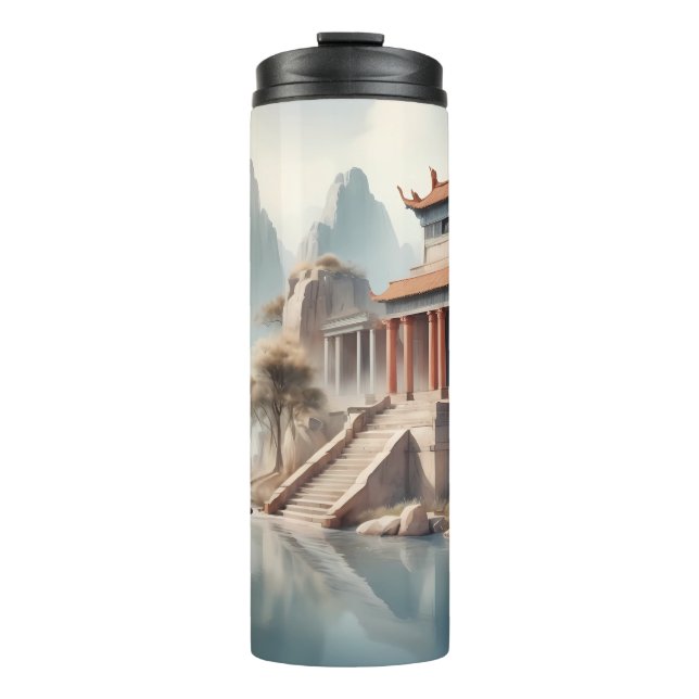 Tumblers - Serene Ancient Temple by the River (Front)