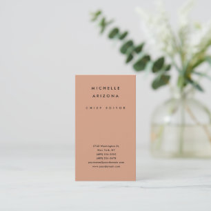 Tumbleweed Colour Minimalist Professional Modern Business Card