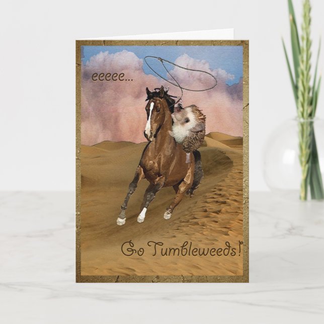 Tumbleweeds Greeting Card (Front)