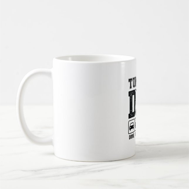 Tumbling Dad Drive Pay Clap Repeat Shirt Design_1 Coffee Mug (Left)