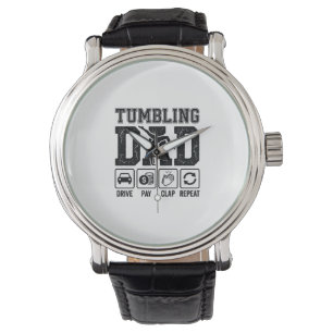 Tumbling Dad Drive Pay Clap Repeat Shirt Design_1 Watch