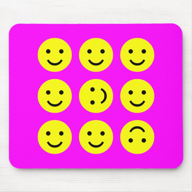 Tumbling - On Magenta Pink Mouse Mat (Front)