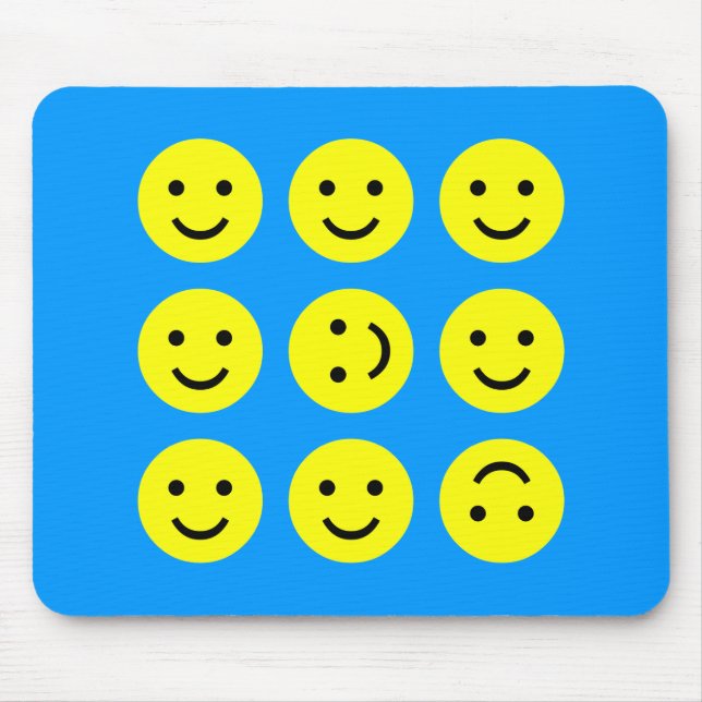 Tumbling - On Mid-Blue Mouse Mat (Front)