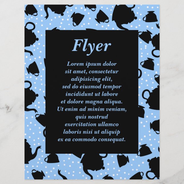 Tumbling Tea Party Flyer (Front)