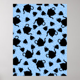 Tumbling Tea Party Poster