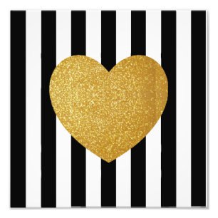 TUMBLR ROOM GLIITER HEART WALL ART
